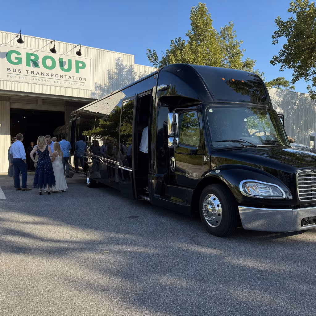 Group Bus Transportation for the Savannah Music Festival
