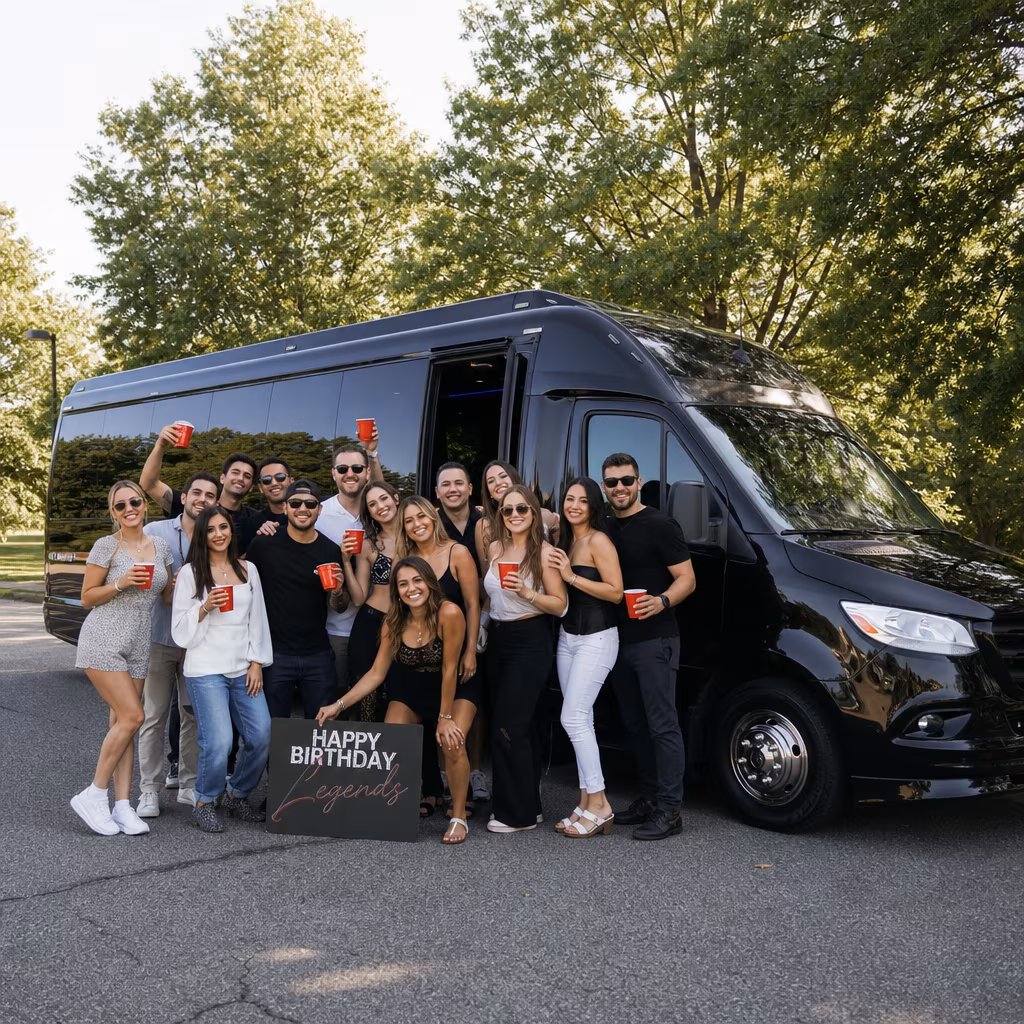 Birthday party bus