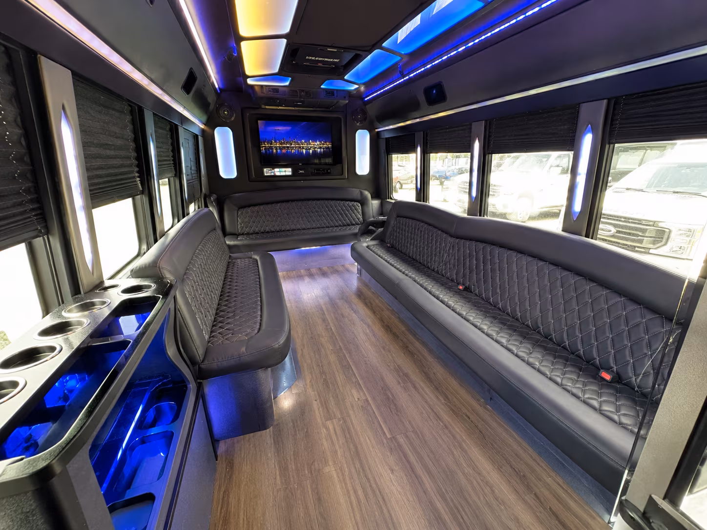 Savannah Bachelor & Bachelorette Transportation party bus exterior