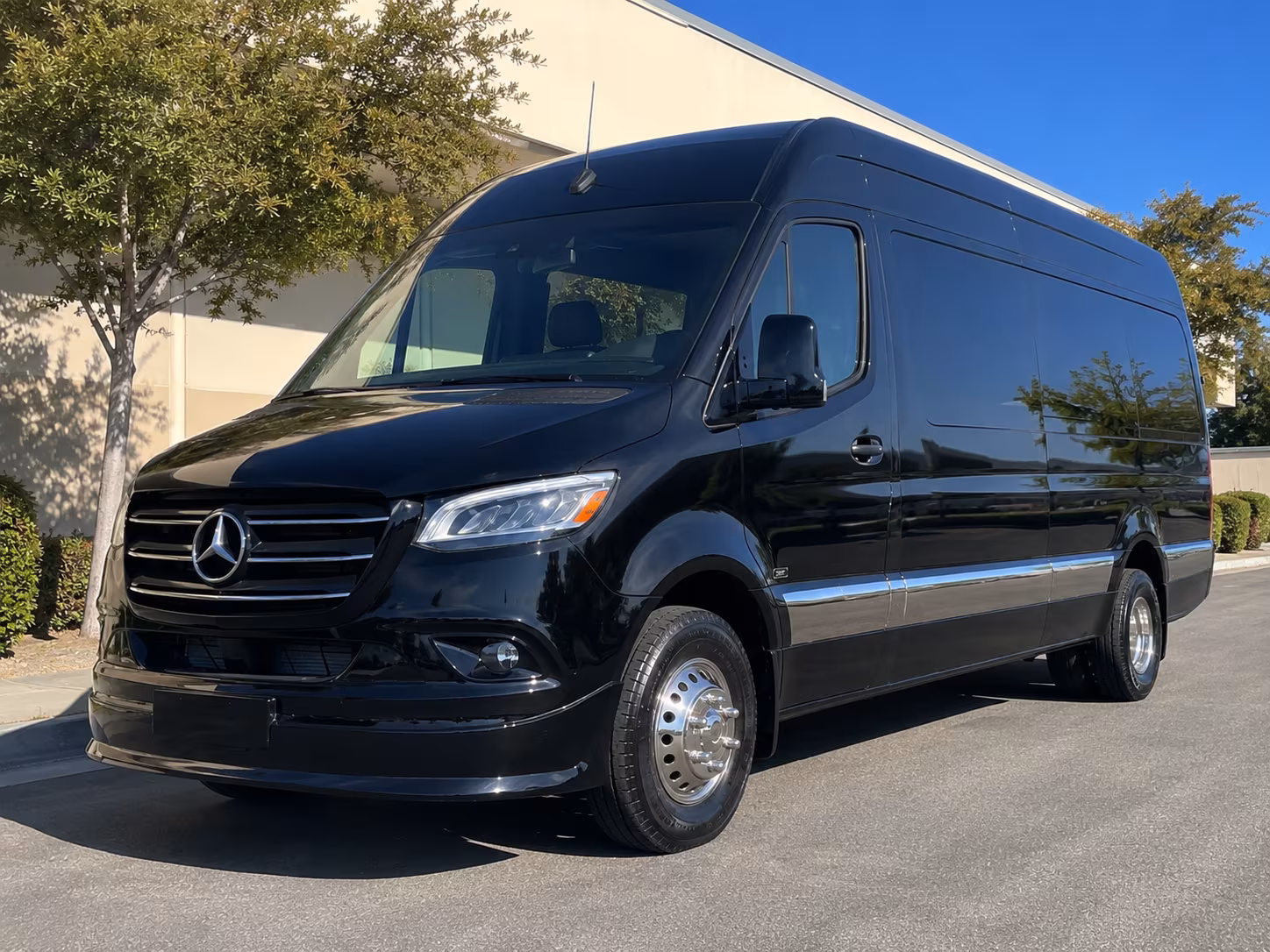 Savannah School Event Transportation party bus exterior