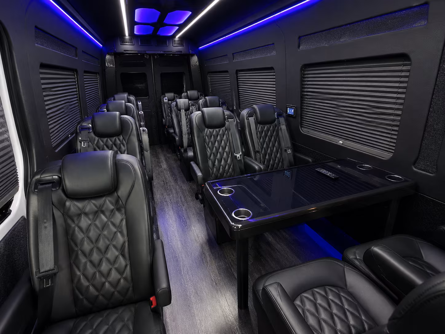 Savannah School Event Transportation party bus exterior