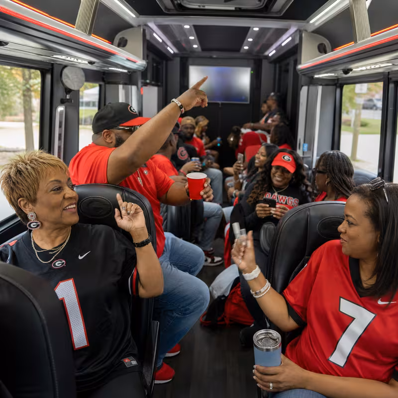 Savannah Sporting Event Transportation fleet vehicle